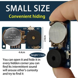 3PCS Cricket Noise Maker Prank Set – Hidden Prank Noise Maker Devices with 16 Sounds, Chirp Prank Gadget for Adults, Funny Cricket Sound Device Practical Joke Toy for Office, Home, Party