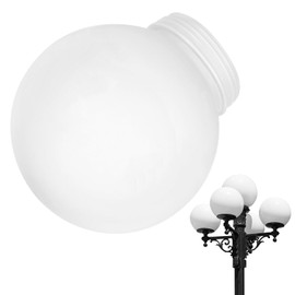 Light Covers For Globe Lights, 6-Inch White Acrylic Ceiling Fan Light Covers For Ceiling Lights, Modern Floor Lamps Shades