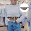 Leopard Print Chest Bag Belt Bag Messenger Shoulder Bag for