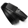 CHAOREN Men's Leather Belt, Auto-Lock Type, No Holes, Business Suit