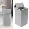 Desktop Sensor Trash Can USB Charging Foldable Lid 9L Intelligent