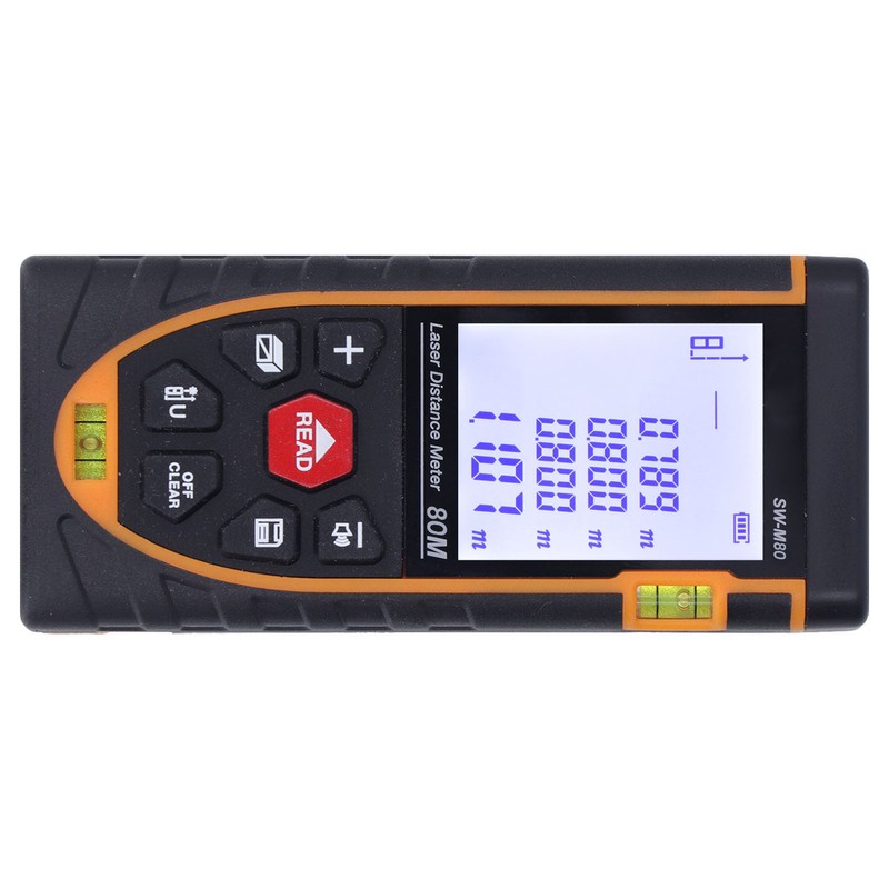 Laser Distance Meter High Accuracy Infrared HD LCD ABS Shell