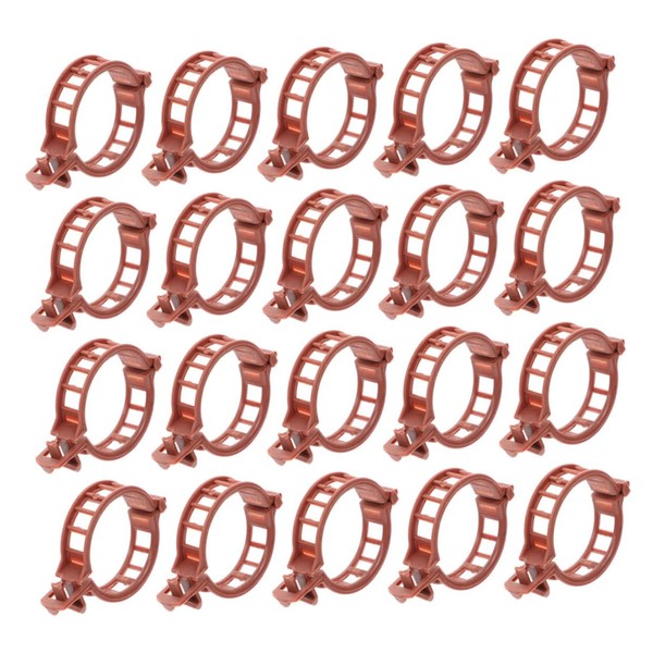 Mipcase 200Pcs Plastic Plant Support Clips Weatherproof Greenhouse Clips for
