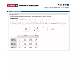 Murata NEW! ISOLATED NML0515SC DC/DC Power Supply Module 5V to 15V Murata 4-SIP 2Watt