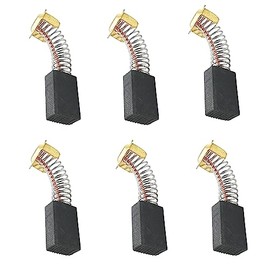 6 Pack 999043 Carbon Brush Compatible with Hitachi 999-043 514003-43 Power Tool Motor Brush C8FB2 WH22 C7SC, CR13VA SP18V CM4SB2 C10FCG C7SB3