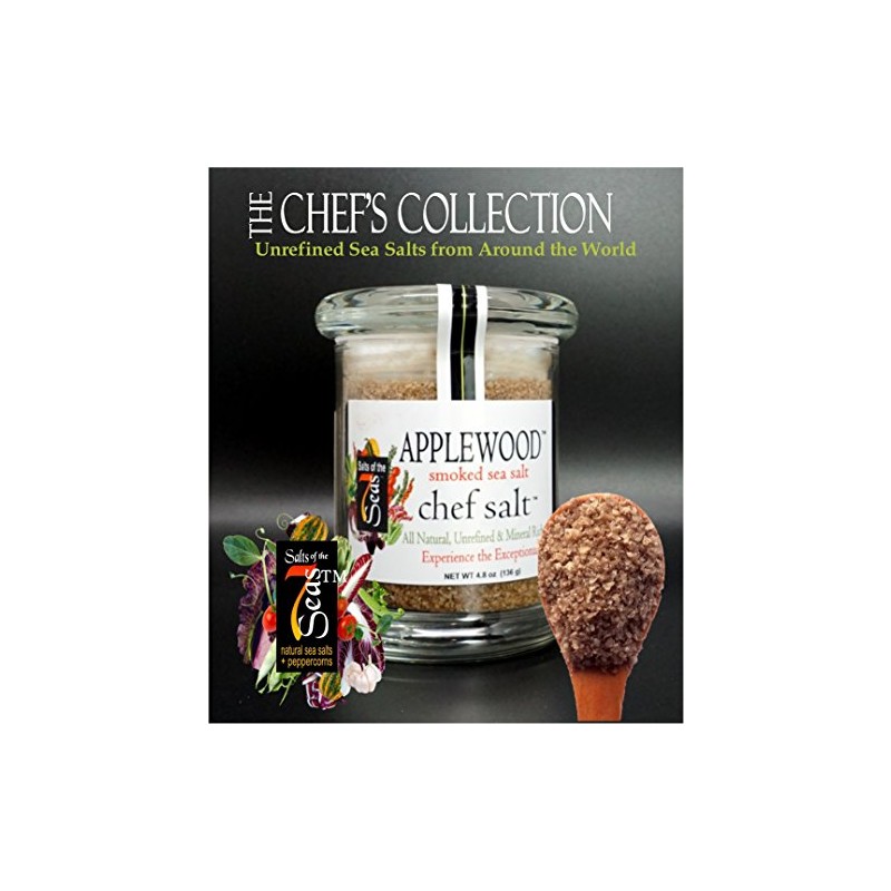 Applewood Smoked Gourmet Sea Salt -Best Seller!