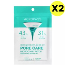 Acropass 아크로패스 포어 케어 마이크로 콘 모공 패치 4매 X 2 Acropass Pore Care Micro Cone Pore Patch 4ea x 2