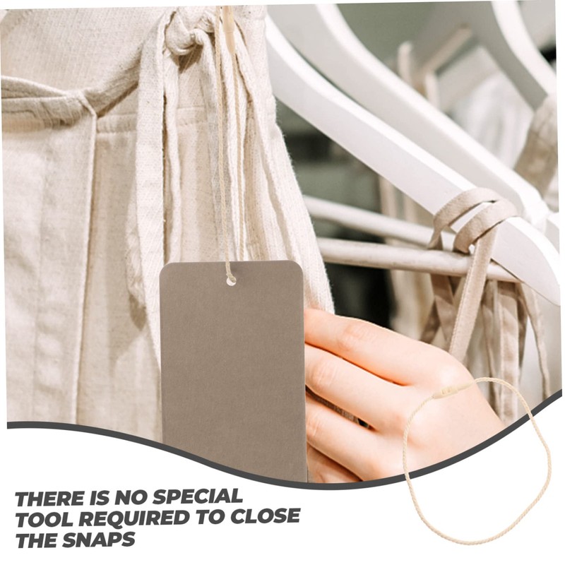 EXCEART 200 Piezas Cuerda Para Etiquetas De Ropa Hilos Para