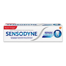 Pasta de Dientes Sensodyne Repara y Protege, Pasta Para Dientes Sensibles, Uso Diário, 1 Unidad, 100 g