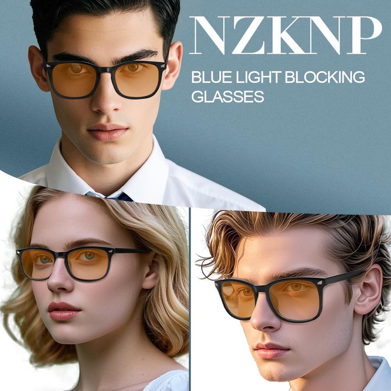 NZKNP Blue Light Blocking Glasses Gaming Blue Light Computer Glasses