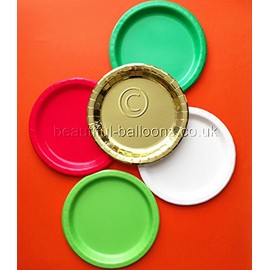 Beautiful Balloons 40 x Christmas Shade 9" Paper Plates