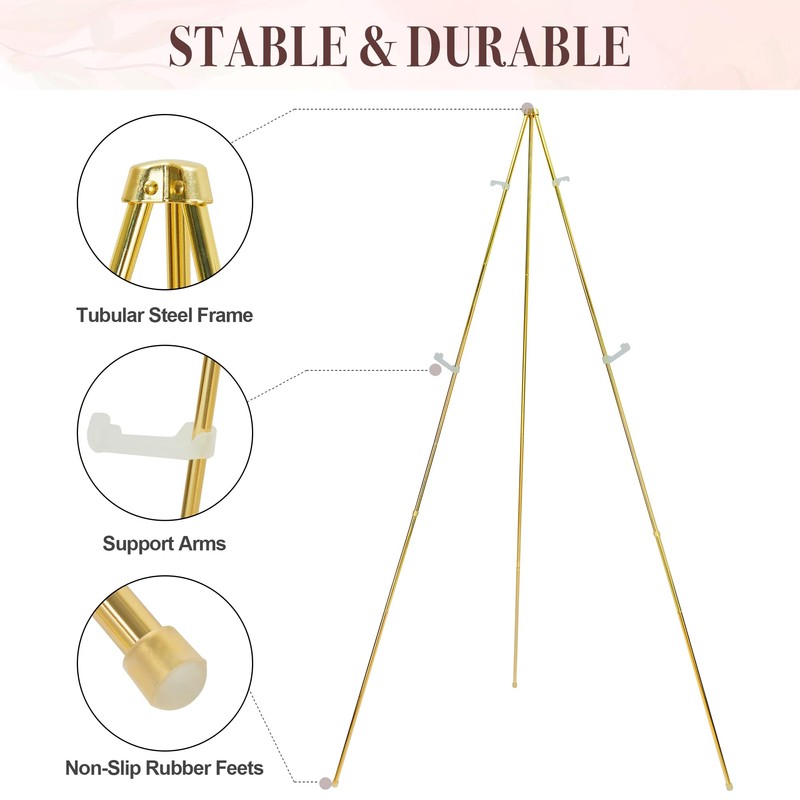 DDEAT Easel Stand for Sign 63'' Art Easels for Display