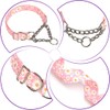 chain collars for large dogs，Stainless Steel Chain Martingale Collar For