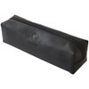 GERMANUS Leather Pencil Case - Made in EU (Black), black,