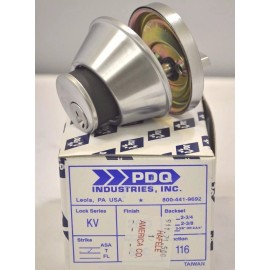 PDQ COMMERCIAL DEADBOLT KV-116 ENTRANCE SINGLE CYLINDER / THUMBTURN SCHLAGE 26D