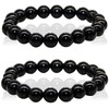 ysister Anti-swelling Black Obsidian Anklet, Pack of 2, Obsidian Anklet
