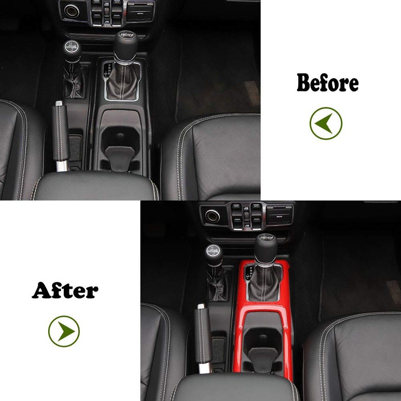 JeCar Interior Gear Shift Cup Holder Panel Cover Trim Fit