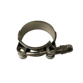 Stainless Steel T Bolt Hose Clamps for Industrial Machinery & Exhaust Clips (1, 34-42mm)