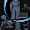 Guantes De Box Punkzz Para Kickboxing,strap Velcro, 8 - 18oz