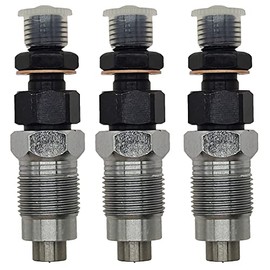 XYZIL 3Pcs Fuel Injector w/Washer 16032-53000 16032-53902 1G065-53000 16032-53900 16032-53000 Compatible with Kubota D1105 D1005 D905