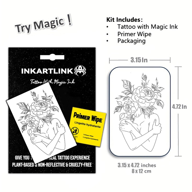 INKARTLINK Semi Permanent Tattoo, Temporary Tattoo, party tattoo, beautiful and