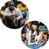 SELECOCO B-BOY B-GIRL Thick Plastic Chain Necklace Gold Kids Hip