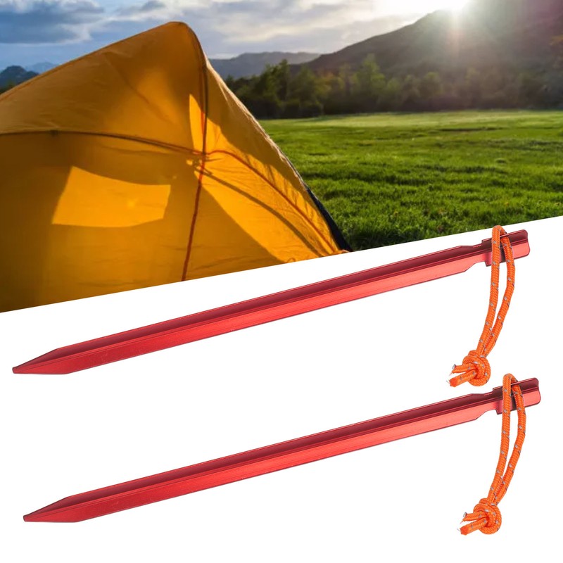 20pcs Tent Stakes V Shape Heavy Duty Tent Peg with