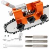 Portable Chainsaw Sharpener Jig for Chain Maintenance – Hand-Crank Sharpening