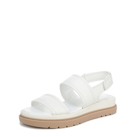 Naturalizer Womens Attract Sandal White Tumbled 9 W