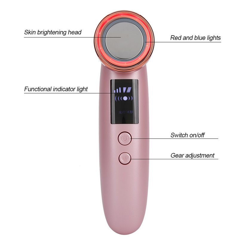 Ion Skin Rejuvenation Machine EMS MicroCurrent RF Face Care Machine