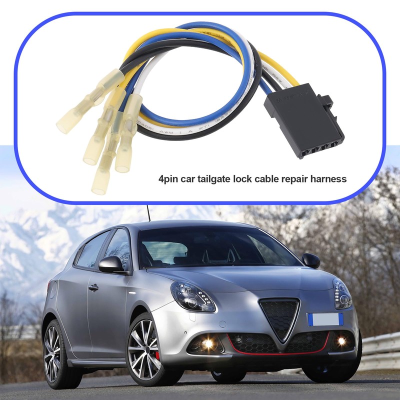 EMSea Car Tailgate Lock Repair Cable 55702917 Compatible with Fiat