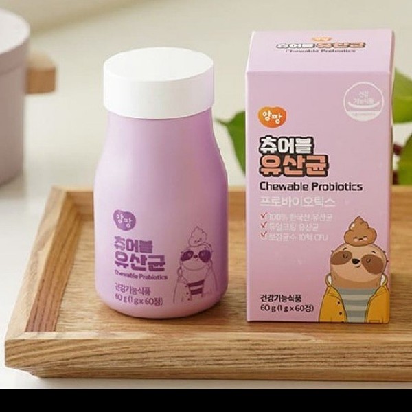 Lactobacillus WB x 1000mg chewable 60 tablets / 유산균 WB