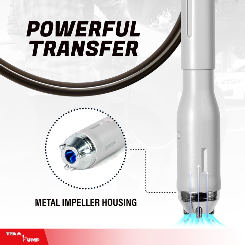 TERA PUMP High Volume Rechargeable Battery Gas Can Pump [2nd