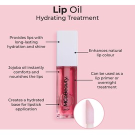 MCOBEAUTY LIP OIL HYDRATING TREATMENT - SHEER ROSE, #MCW359 MCOBEAUTY