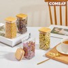ComSaf 6Pcs 10 oz Spice Jars with Label Trial Set,