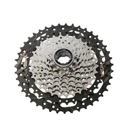 SHIMANO Unisex - Adult CS-LG400-10 Cassette, ArgentÃ, 10 V (11/43 T) EU, ['Silvered']