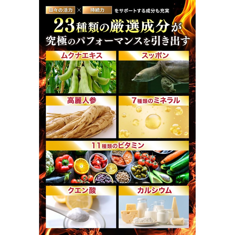 santelife 20倍濃縮 マカ 200,000mg 亜鉛 シトルリン アルギニン 高麗人参 ムクナ すっぽん