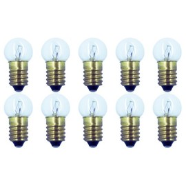 CEC Industries #432 Bulbs, 18 V, 4.5 W, E10 Base, G-4.5 shape (Box of 10)