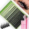 Manga Lash Clusters Kit Eyelash Clusters with Bottom Lashes 8-16mm