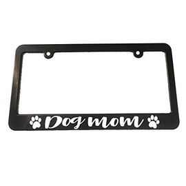 Dog Mom License Plate Frame Holder Pet Lover