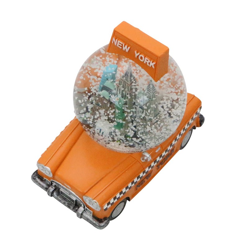 New York City Taxi Snow Globe 4 Inches