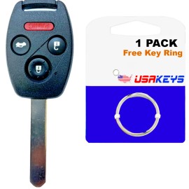 USAKEYS For 2008 Honda Accord Sedan Keyless Remote Car Key Fob Uncut FCC KR55WK49308