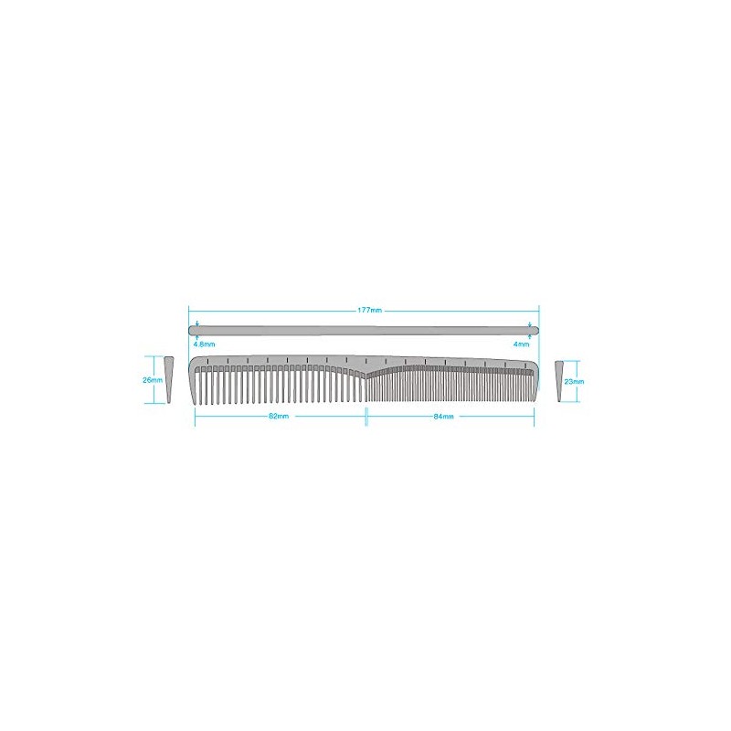 Uehara Cell Tough Comb CB-75 Hair Brush, 1 Piece
