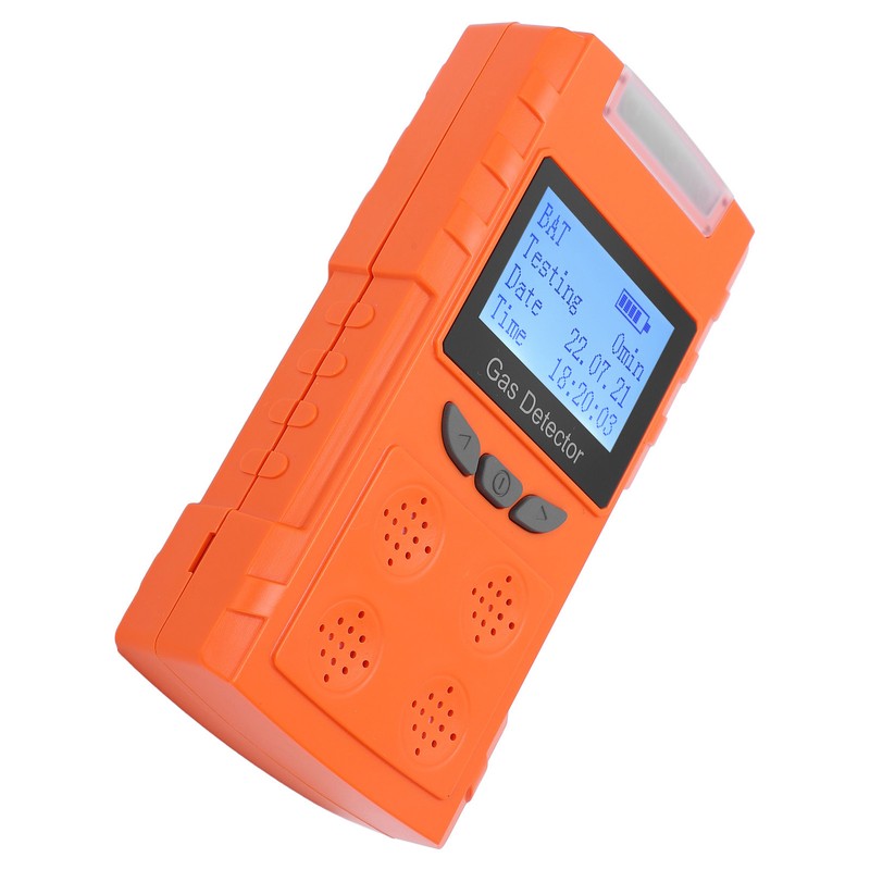 Gas Detector Multifunctional ABS Housing Dustproof IP65 Gas Monitor Meter