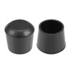 sourcing map Rubber Furniture Caps 28mm Inner Diameter Round Table