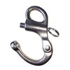 Sunload Snap Shackle with Fixed Eye, Cast Stainless Steel V4A