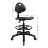TAKE UR SEAT® Deluxe Heavy Duty Drafting Lab Stool Chair,