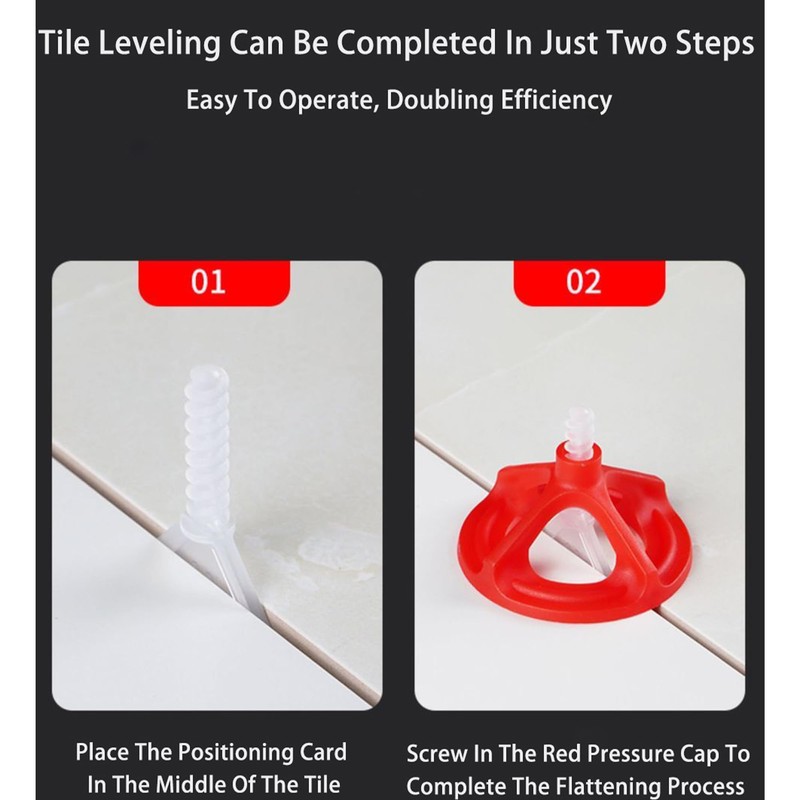 CXAFQ Spiral Leveller Base,Reusable and Easy Levelling, Wall Tile Fixer,
