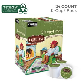 Celestial Seasonings Sleepytime Herbal Tea, Single-Serve Keurig K-Cup Pods, 24 Count | Celestial Seasonings