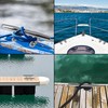 ORLANG 6 Inch 316 Stainless Steel Boat Cleats, Open Base
